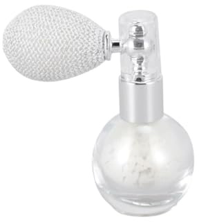 BESTYASH Highlighter Puder Sprühgerät Perlweiß Losen Glitzer Spray für Gesicht Körper Haare Ölfreies Makeup Puder Leichtes Parfüm Fläschchen für Frauen und Mädchen