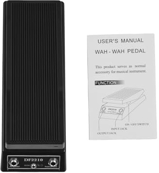 Wah Guitar Effect Pedal, 6,35 mm Klassisches Gitarren Stereo Volumenpedal mit Klangqualitätswert für Band DJ und Gitars Player