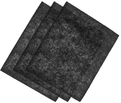 SAFIGLE Filtri Carbone Attivo 6mm per Bidone Compost 3 Pezzi in Fibra di Carbonio Attivo, Tagliabili, Neutralizzano gli Odori, per Cucina e Pattumiera