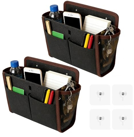 eupdd-Wohnmobil Organizer 2 Stück, Faltbarer Hängeorganizer Ohne Bohren, Wohnwagen Deko Aufbewahrung Camping Organizer Für Küche, Bad Und Tür, Camping Zubehör Wohnmobil
