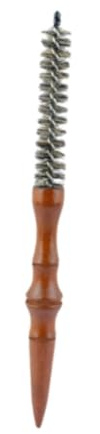 mophrati Brosse à cheveux en bois, peigne à crêper queue pointue, légère et facile manier, pour des coiffures rapides et faciles, mini peigne crêper, petite brosse rouleau en bois, Brun, M.