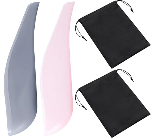 Urinella für Frauen, pinkelhilfe für frauen, 2 Stück Stand-Urinierhilfe mit Tragetasche, Grau und Rosa, 20 cm Weibliche Urinella, Praktische urinbecher für Unterwegs, Diskret und Einfach zu Verwenden