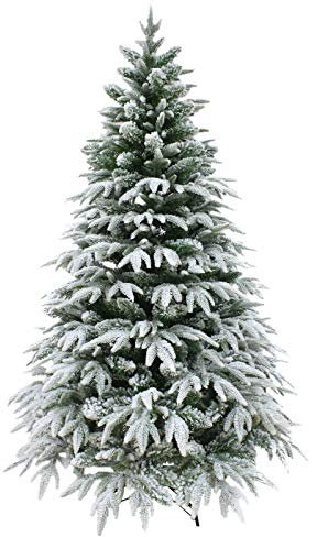 6ft Luxury Snow Tipped Christmas Tree Artificial Pine Indoor Xmas Decoration