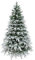 6ft Luxury Snow Tipped Christmas Tree Artificial Pine Indoor Xmas Decoration