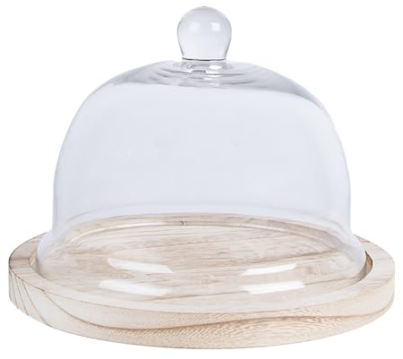 Clayre & Eef 6GL2223 Glasglocke Ca. Ø 23 x 17 cm
