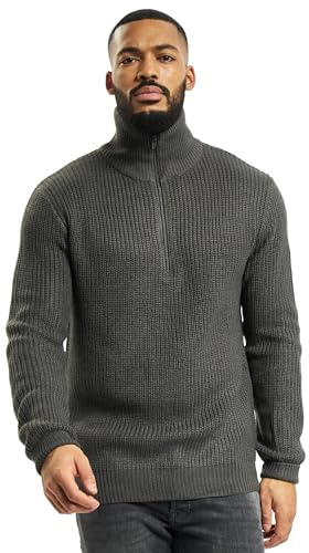Brandit Marine Pullover Troyer, Farbe: anthrazit, Größe: 4XL 62