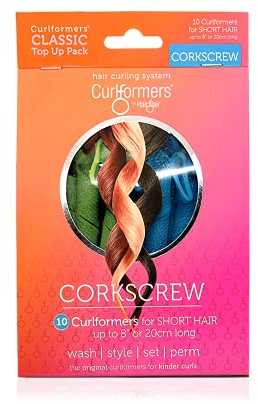 Genuine patented Curlformers Short Corkscrew Curls Top-up Pack (Styling Hook not included, please buy separately)
