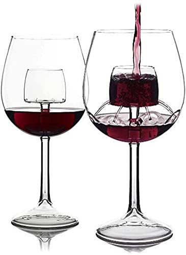 Bicchieri Da Vino Con Aerazione In Vetro, Realizzati Con Plastica Senza BPA, Aeratore E Decanter Per Bicchiere Da Vino Per Uso Esterno