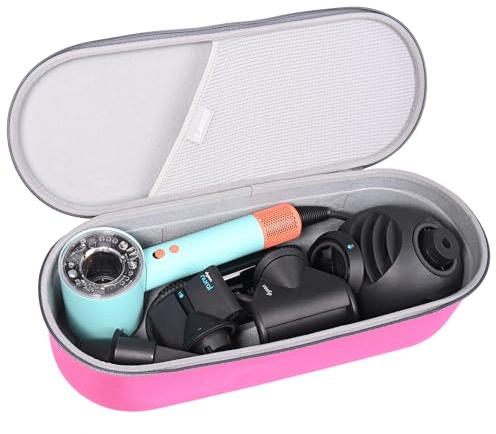 RLSOCO Carrying Case for Dyson Supersonic Nural Hair Dryer - Pink (Case Only)