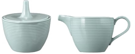Seltmann Weiden Beat Arktisblau Zuckerdose + Milchkännchen 2 tlg. Set