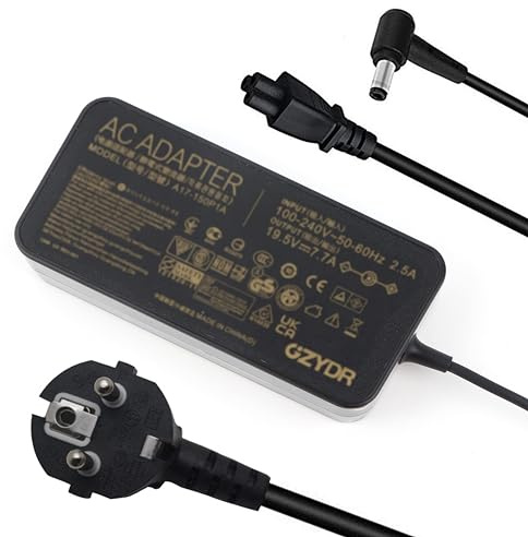 150W Laptop Adapter 19.5V 7.7A A17-150P1A Netzteil für Asus Laptop Ladegerät 5.5x2.5mm (Nicht 4.5x3.0mm)