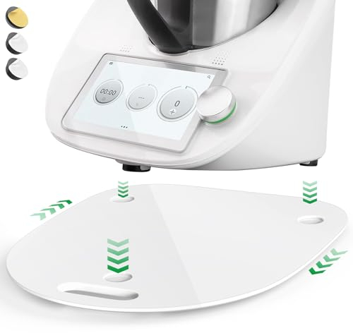 Für Thermomix TM6 TM5 Gleitbrett, ACVCY Gleitbrett Rollbrett, Thermomix Zubehör Gleitbrett, Acrylschieber, Mühelos Bewegen, Schnelles, Sicheres, Hohe Stabilität