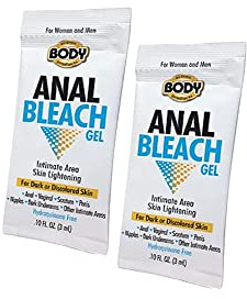 Generic Anal Bleaching Gel for intimate body areas, vaginal, scrotum, anal bleach (.20fl oz) 2 Pk, white