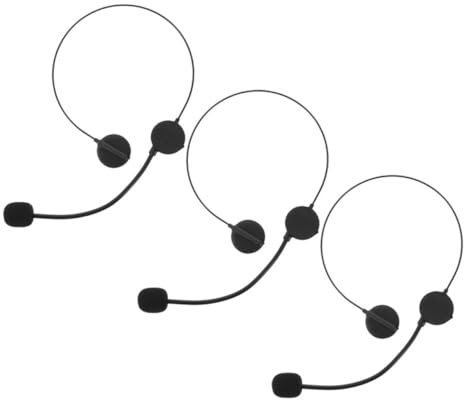 ORFOFE Microfono Con Cuffia Giocattolo Accessorio Per Costume Accessorio Per Feste Amici Musica Delizia Dei Fan