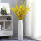 JIDOFUE Vase de Sol en céramique Blanche 45cm, décoration Moderne pour intérieur, Salon, Chambre, Mariage, Centre de Table, Grand Vase Design pour Fleurs et Pampas