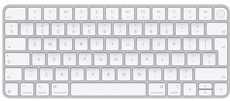 Apple Magic Keyboard mit Touch ID für Mac Modelle mit Chip â€“ Englisch (International), Bluetooth, USB-C