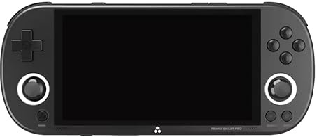 TRIM UI Smart Pro Retro Game Console 64GB – 4.96” IPS High Resolution Display, High-Performance CPU, Compact & Portable, Multi-Emulator Support, Online Multiplayer, Play Anytime, Anywhere (Black)