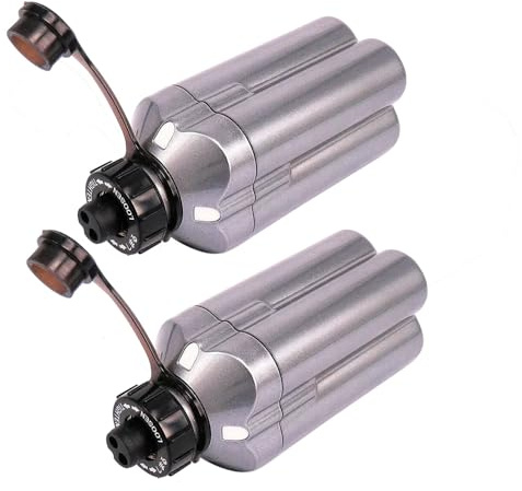 Lot de 2 batteries de pêche électriques compatibles avec Daiwa Tanacom 500 750 1000 Shimano BM2300 BM2500 BM2900 pour Daiwa Lissette de pêche électrique Lithium-ion 14,8 V 2,5 Ah