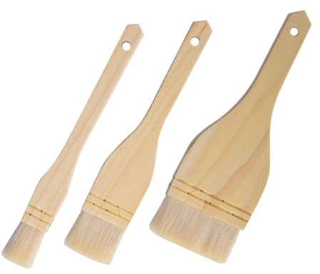 CLISPEED 3pièces Brosse Brosse pour Barbecue à Huile de Cuisson Multifonction Pratique pour Pâtisserie Pizza et Rôtissage