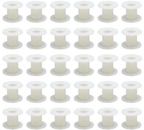 Jiawu Cadre D'enroulement de Bobine de Fil de Haut-parleur pour Câble croisé de Haut-parleur, Matériau ABS Durable, pour les Amateurs de, 30 Pièces