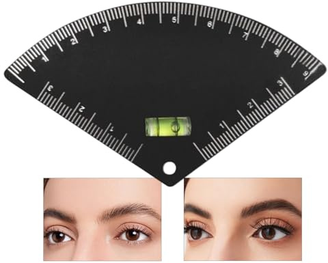 Règle de Cartographie des Sourcils Gabarit en Acier Inoxydable à Tracé | Outil de Pour Structurer et Définir les Sourcils Pour Petite Amie Débutants Professionnels Dortoir Mariage Centre De Spa Ta