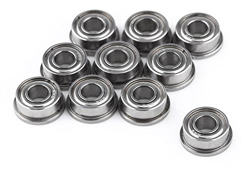 10pcs F684ZZ cuscinetti a sfera flangiati a doppia schermatura 4x9x4mm per stampante 3D modello ad alta resistenza