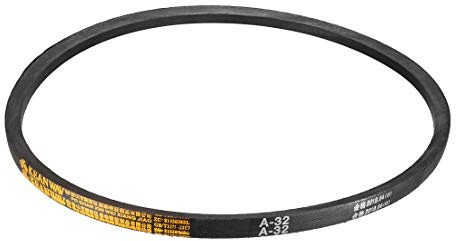 sourcing map A32 Drive V-Belts 32 Inner Length 13mm Width 8mm Thick JIS Standard A-Section Rubber Drive Industrial Transmission Belt