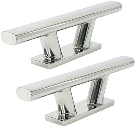 HYDDNice 2PCS 10 Marine Boat Cleat 316 Stainless Steel Heavy Duty Cleat Stylish Mooring Bollard Cleat