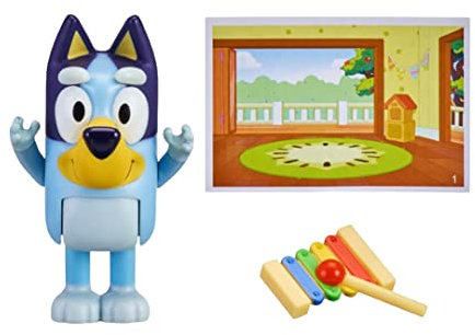 Bluey Story Starters - Choose from 8 Figures, Bingo, Honey, Snickers, Indy, or Muffin - Ages 3+ (Bluey & Xylophone)
