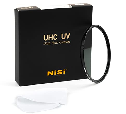 NiSi UHC UV Filter 46mm Schutzfilter mit Reinigungstuch - Water-White Glas, Ultraharte Beschichtung mit 99,3% Lichtdurchlässigkeit, Ultradünne Gerändelte Rahmen