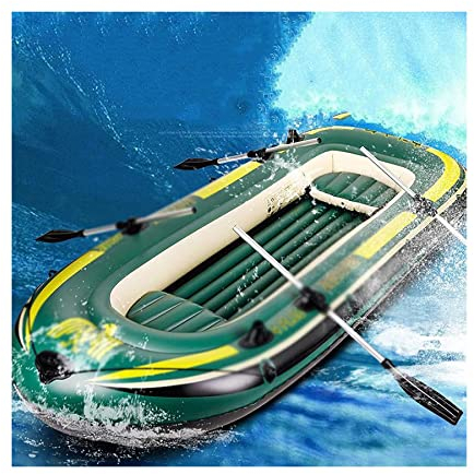 OLOTU Geräumig Automatisches aufblasbares Kajak verdicken aufblasbares Boot Fischerboot für Wassersport Schwimmen Strand Pool Angeln Treiben Tauchen Aufblasbar