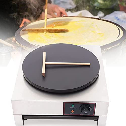 HUMNZR Plaque De Cuisson pour CrêPièRe, CrêPièRe éLectrique, avec Un Type De Tiroir Chauffant, pour Cuisine Familiale, Commerciale, Restaurant, Snack De Rue