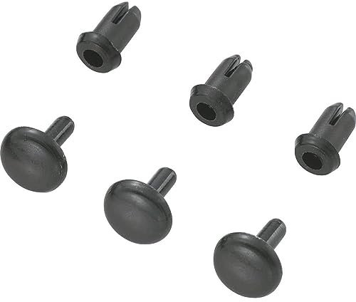 TRU Components TC-SRR-355K203 - Remaches de expansión (3 mm de diámetro, 1000 unidades), color negro
