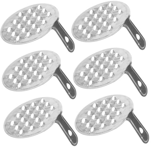 UPKOCH 6 Pièces Rabot Liangpi Fabricant De Nouilles Gadgets pour La Maison Broyeur Végétaux Grattage De Gelée De Métal Gadget Pratique Hachoir à L'ail Bureau Grattoir Acier Inoxydable