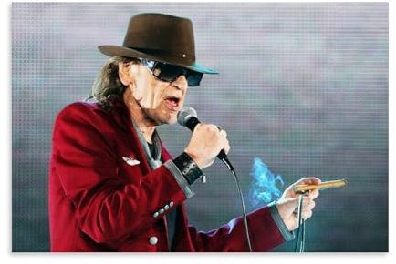 LaFegoude Udo Lindenberg ART Poster Dekorative Malerei Leinwand Wandkunst Wohnzimmer Poster Schlafzimmer Malerei,Wandkunst Bilddruck Moderne Familienzimmer Dekor 20x30inch(50x75cm)