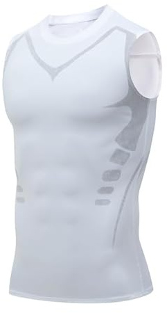 Smatstyle Kompressionsshirt Tank Top Herren Ärmelloses Laufshirt Atmungsaktives Funktionsshirts Sports Trainingsshirt Fitness