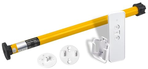 AM25 Zigbee Solar Powered Smart Roller Blind Shade Motor, Battery Motorized Shades Motor Compatable with 38mm Blind Tube