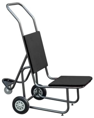 Chariot de salle à manger à trois roues, facile à transporter et à ranger – la solution idéale pour empiler les chaises de salle à manger