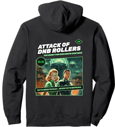 Drum und Bass Sci Fi DNB Pullover Hoodie