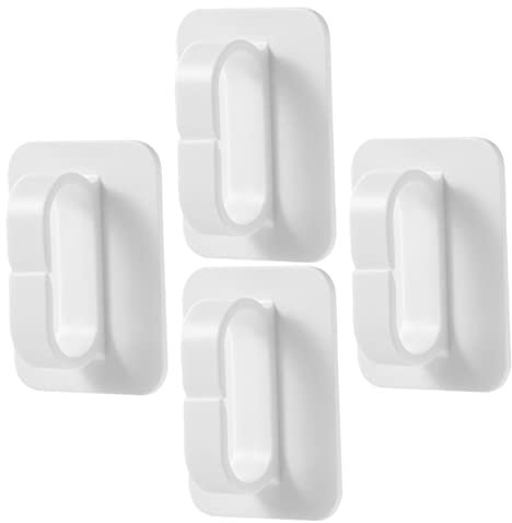 DIYEAH 4pezzi Ganci Adesivi da Parete per Chiavi Cappotti e Asciugamani Organizer Multiuso per Cucina Soggiorno e Bagno Facile Installazione senza Forature