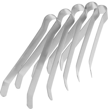 VICASKY 5pcs Candle Extinguisher Metal Candle Wick Clip at Home Outdoor Events