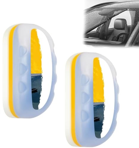 Limpiacristales Coche, 2PCS Repelente Agua Parabrisas, 120ml Cepillo Limpiador Eliminador de Gasa de para Autos, Agua Limpiaparabrisas Coche para Eliminar Manchas de Suciedad y Agua