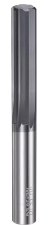QUARKZMAN Alesatore A Percussione In Carburo 0.313(7.95mm) Diametro A Scanalature Diritte Codolo Cilindrico Utensile Per Alesatura Per Metalli E Torni Centri CNC Colore Nero