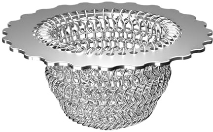 CGACCSD Passoire d'évier - Panier de récupération des aliments anti-obstruction en acier inoxydable - Maillon flexible antidérapant - Passoire d'évier | Pour l'élimination des restes de nourriture et