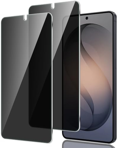 Vsjnk Härdat glas för Samsung Galaxy S26 anti-spion skärmskydd, 2 st HD-skärmskydd 9H hårdhet glas bubbelfritt reptåligt