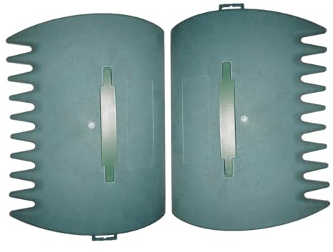 Rastrelli a mano per : pale da giardino cortile, rastrelli a mano, pale per ergonomiche durevoli da 13,4 x 10,2 pollici per raccogliere tagli di resti