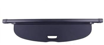 DKPMWD Cubierta De Carga Retráctil Cortina Divisoria para Jeep para Cherokee 2014-2018 Protección La Privacidad Protección De La Seguridad Maletero Trasero Cubiertas de la Carga(Negro)