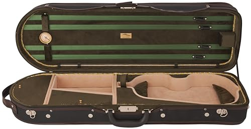 Hölzerner Länglicher Fester Geigenkoffer 4/4 UltraLux grün M-case