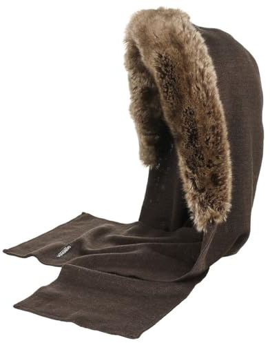 Gebeana Pandia Mützenschal Capuchon Damen - Made in Germany Strickschal Damenschal Haube Herbst-Winter Winter