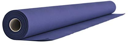 AROBA 2X Airlaid Tischdeckenrollen (Blau, 0,8 m x 24 m) - Stoffähnliche Tischdecke- Hochwertige Tischtuchrolle für Hotel Catering Geburtstag Restaurants Kommunion Taufe